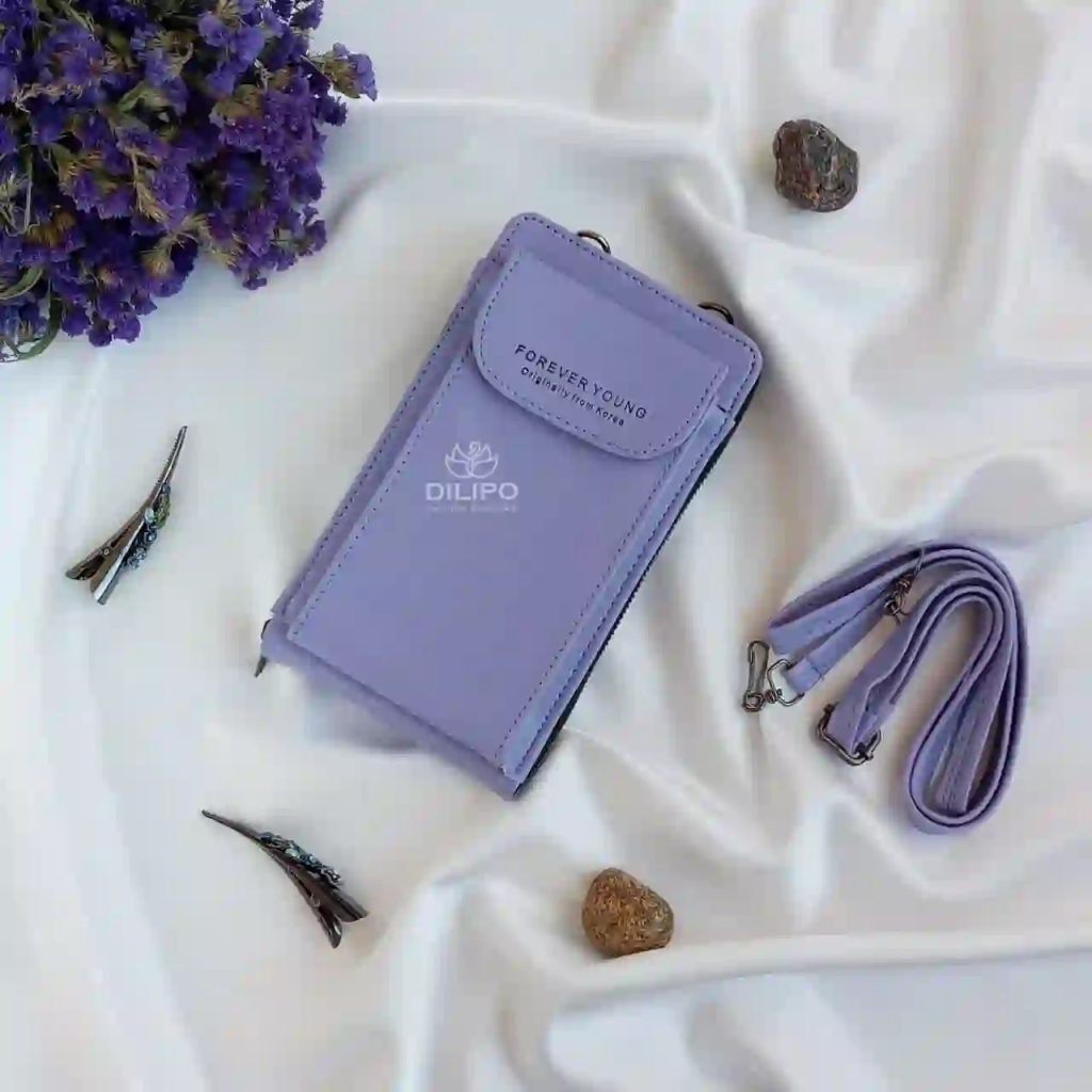 کیف موبایلی آبی